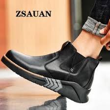 men's black platform shoes